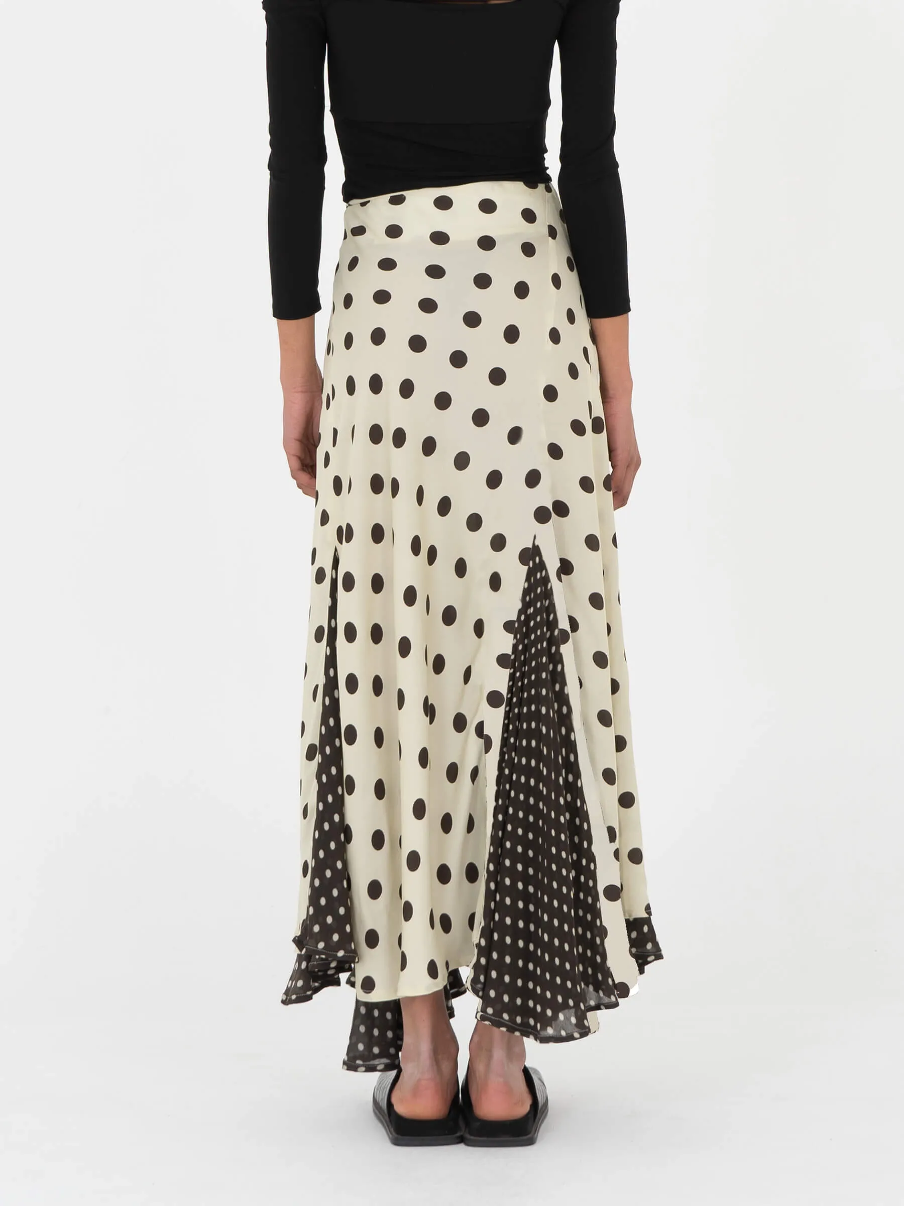 Polka dot skirt