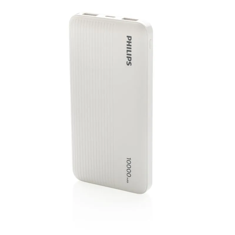 Power bank fino Philips de 10.000 mAh