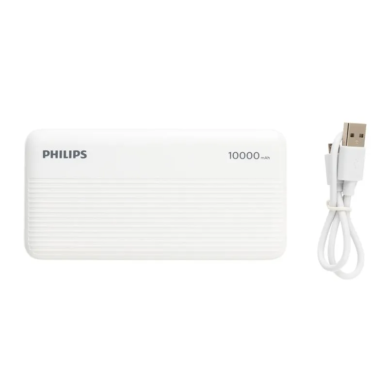 Power bank fino Philips de 10.000 mAh