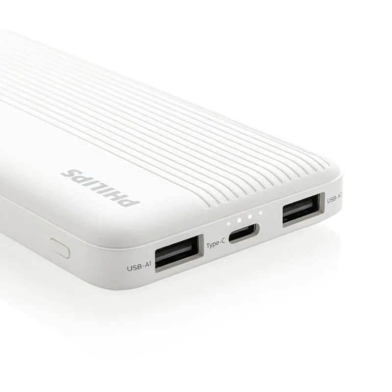 Power bank fino Philips de 10.000 mAh
