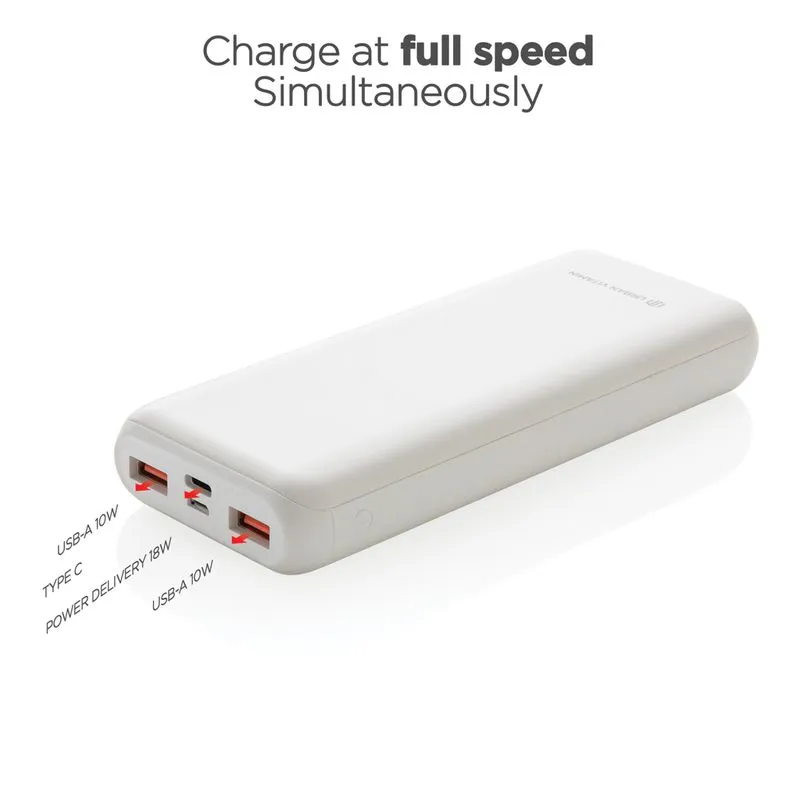 Power bank Pasadena Urban Vitamin 20.000 mAh  18W PD