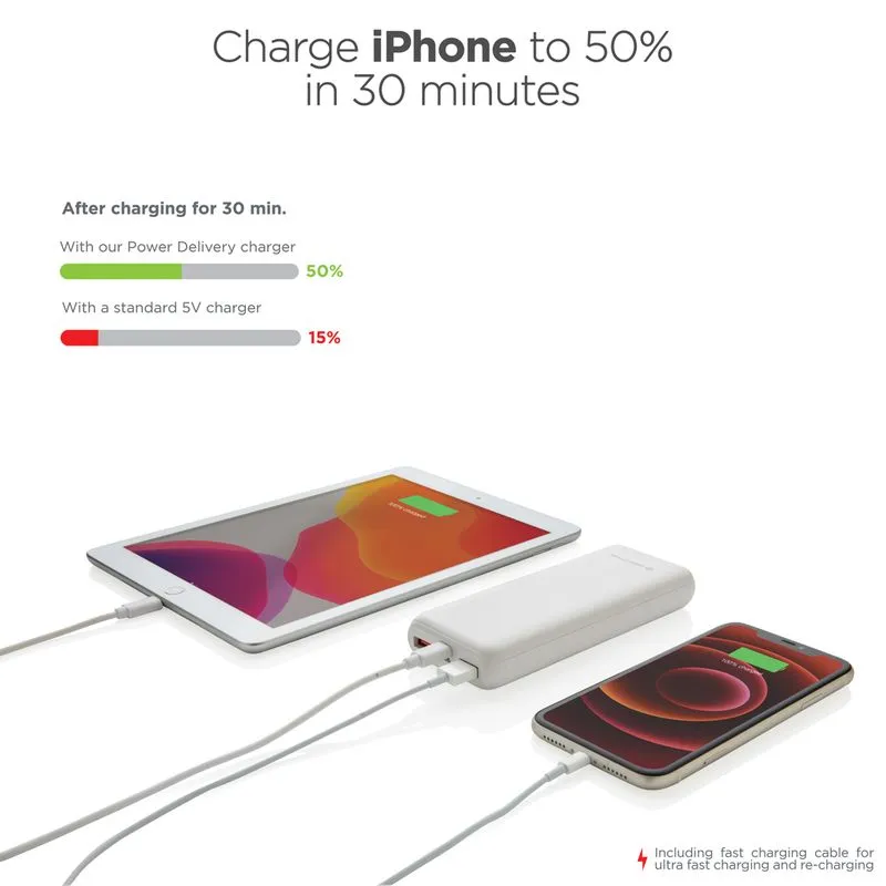 Power bank Pasadena Urban Vitamin 20.000 mAh  18W PD