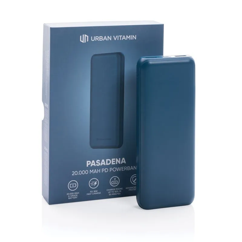 Power bank Pasadena Urban Vitamin 20.000 mAh  18W PD