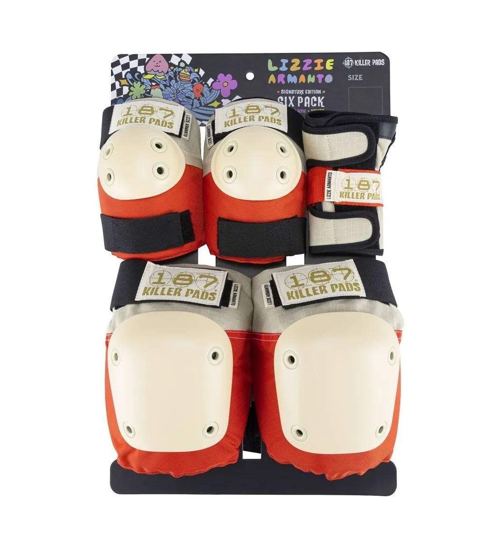 PROTECCIONES 187 SIX PACK LIZZIE ARMANTO TALLAS L/XL  LIZZIE ARMANTO