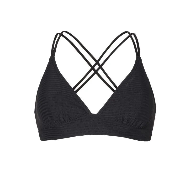 Protest Mm Patio Triángulo Top (True Black) Mujer