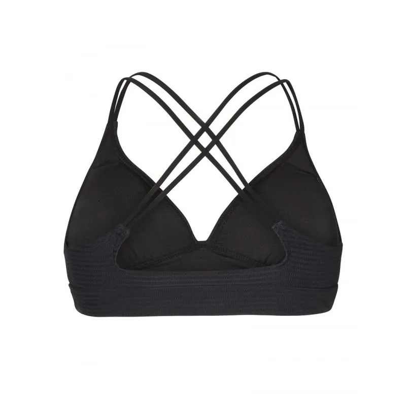 Protest Mm Patio Triángulo Top (True Black) Mujer