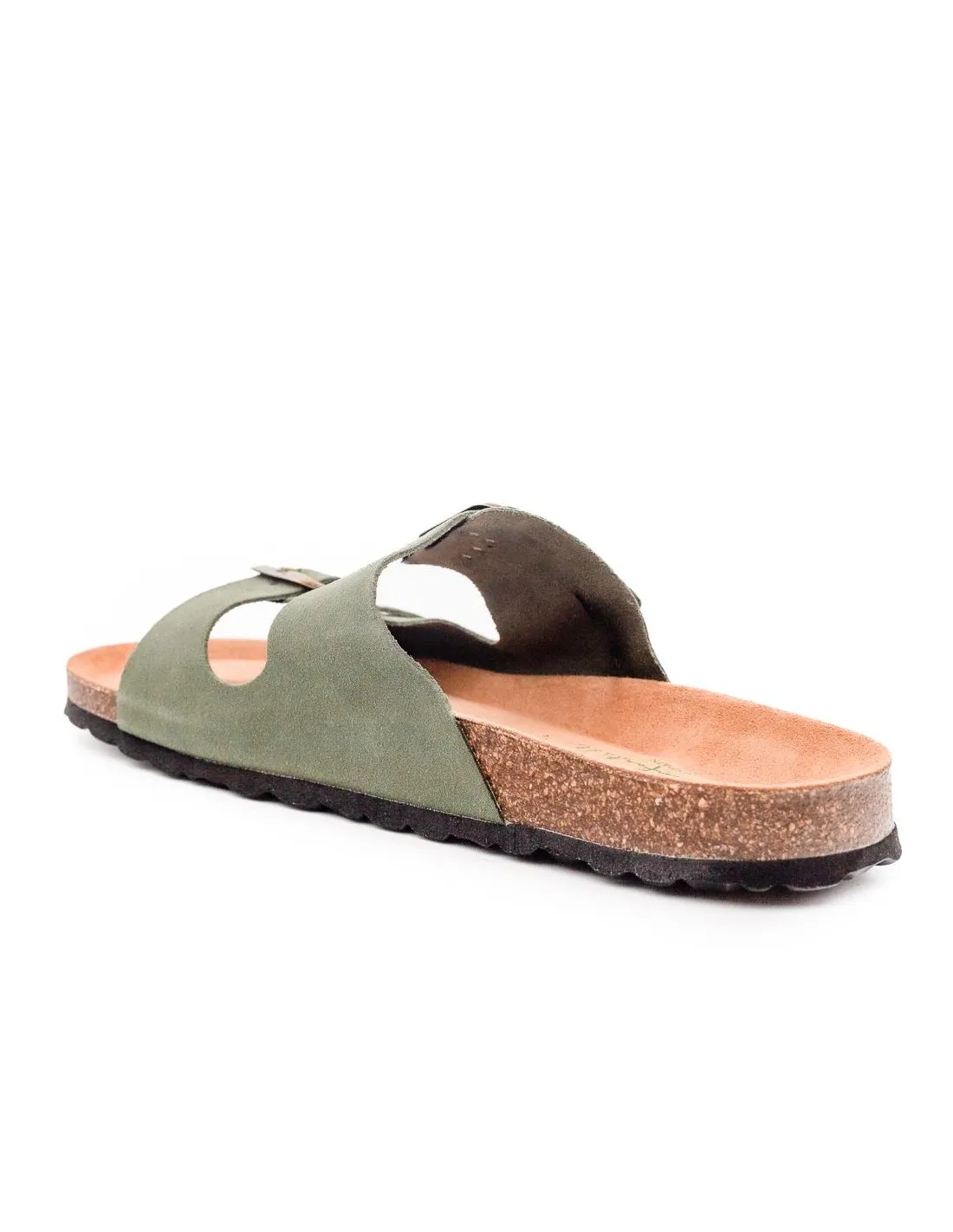 SANDALIA BIO HEBILLAS HOMBRE AUTENTI 3195 VERDE