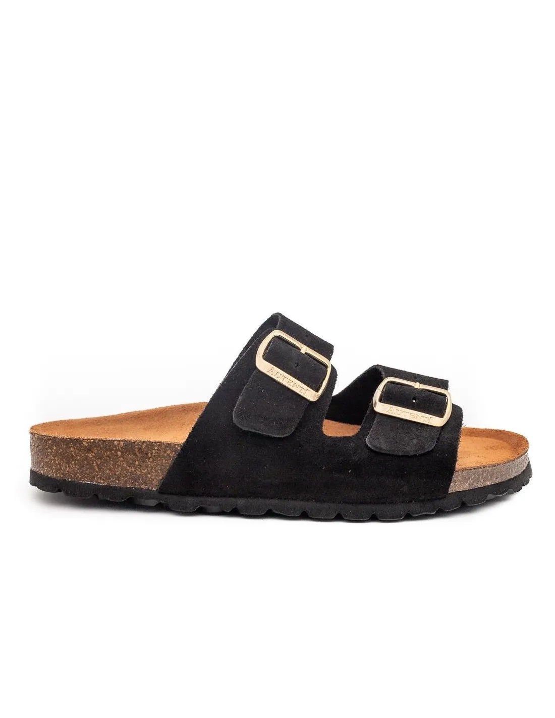 SANDALIA BIO HEBILLAS MUJER AUTENTI 0747 NEGRO