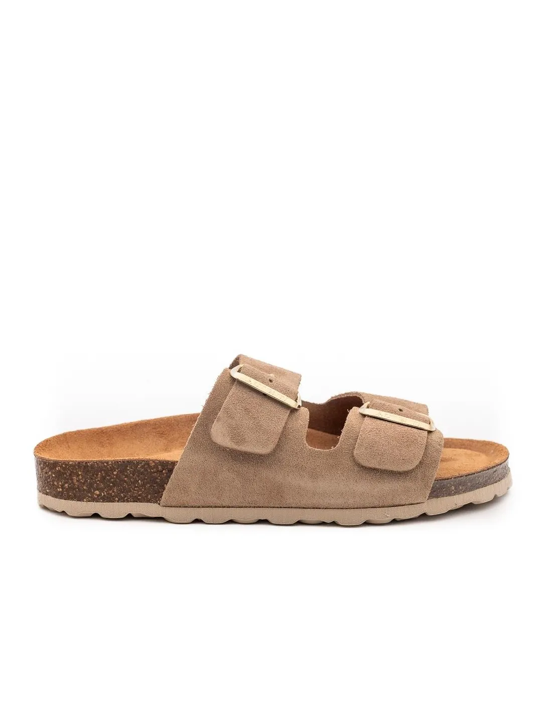 SANDALIA BIO HEBILLAS MUJER AUTENTI 0747 TOPO