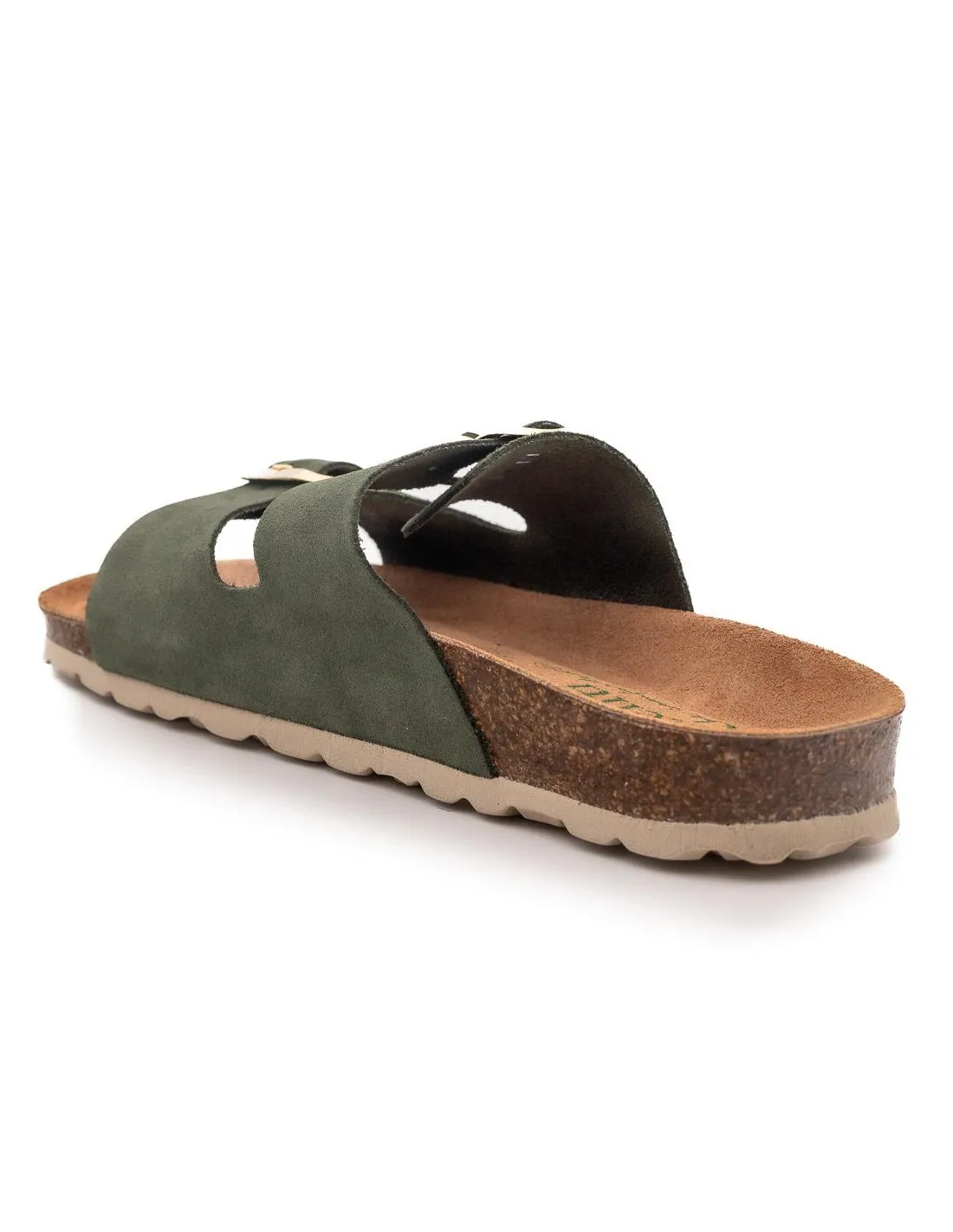 SANDALIA BIO HEBILLAS MUJER AUTENTI 0747 VERDE