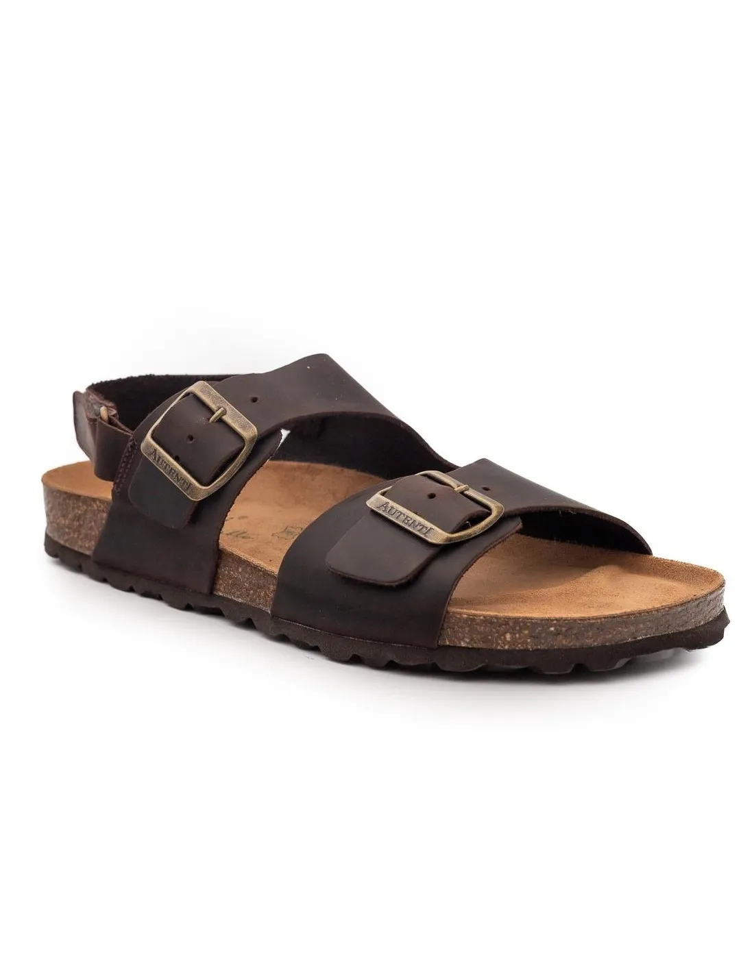 SANDALIA DE TIRA HOMBRE AUTENTI 12328 MARRON