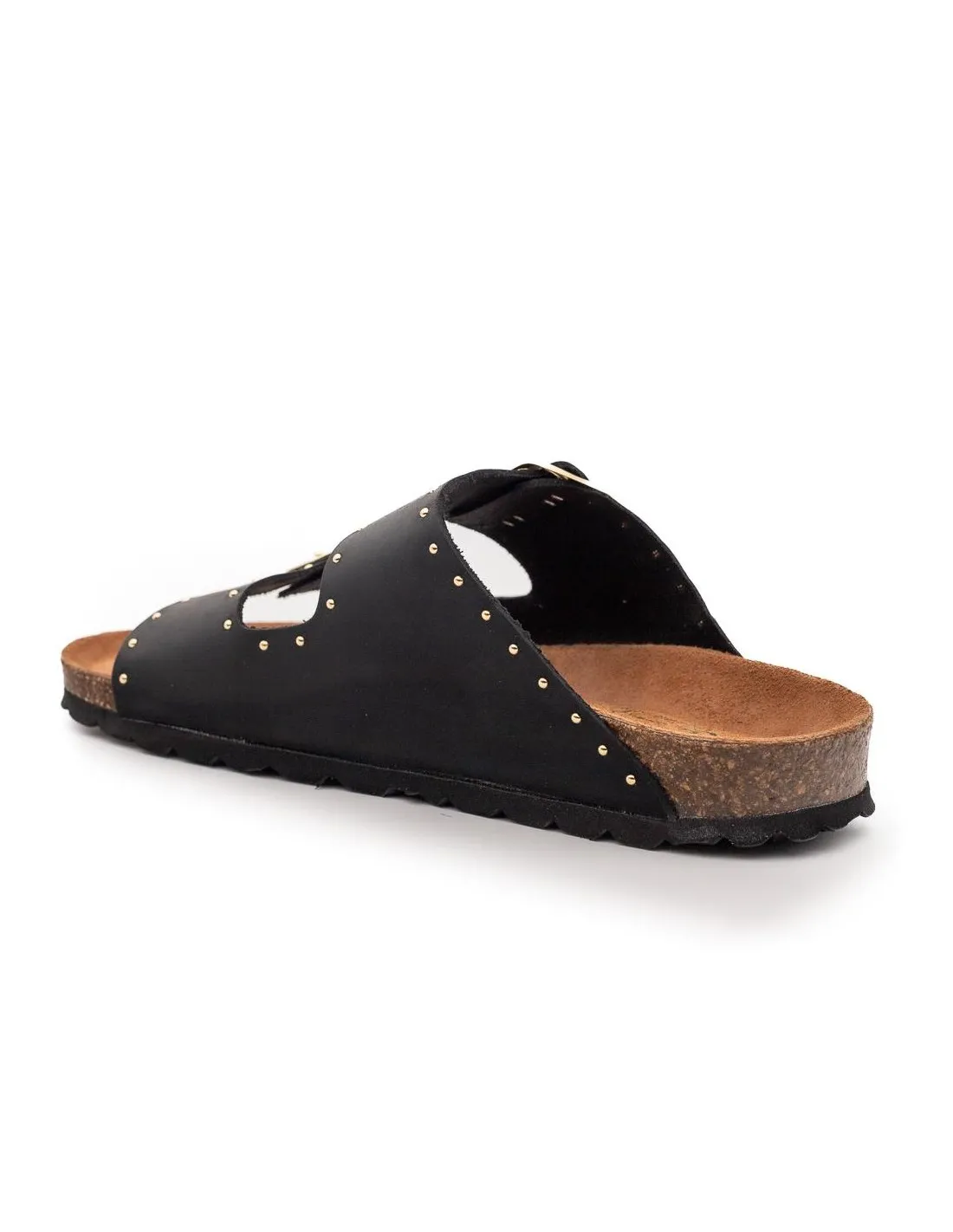 SANDALIA HEBILLAS MUJER AUTENTI 13843 NEGRO