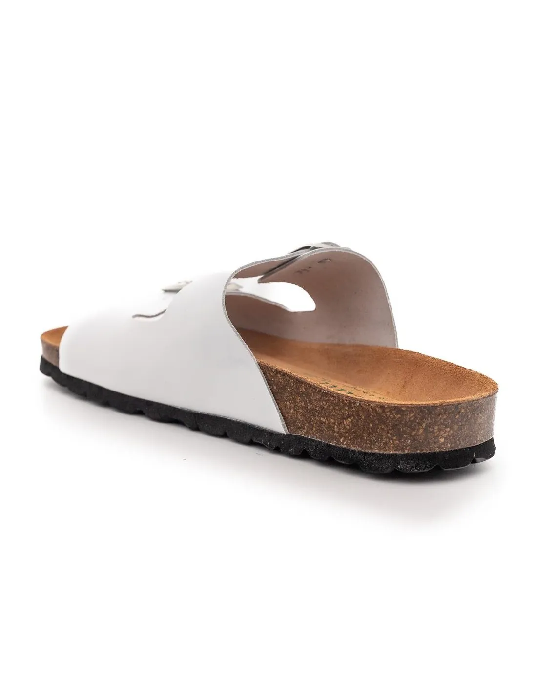 SANDALIA HEBILLAS PIEL MUJER AUTENTI 11096 BLANCO