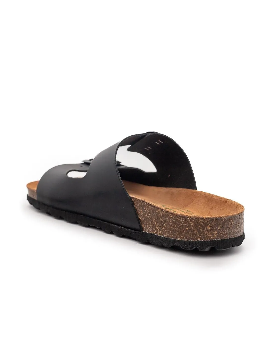 SANDALIA HEBILLAS PIEL MUJER AUTENTI 11096 NEGRO