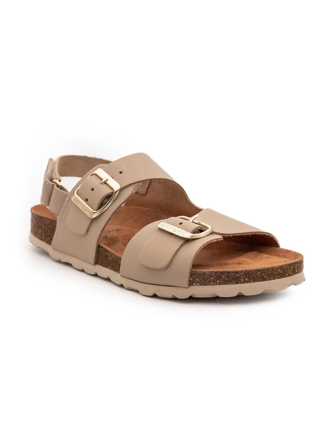 SANDALIA TIRA MUJER AUTENTI 10888 TOPO