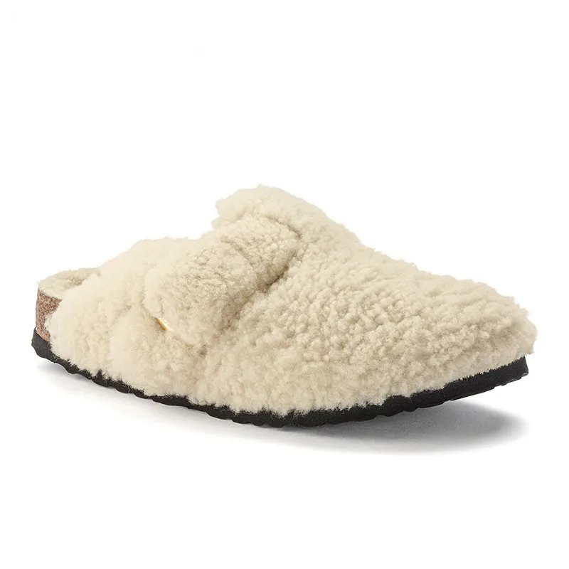 Sandalias de diseñador de moda Cork Flat Sole Tobles Tobogados Men Mujeres Pink Gray Rojo Marrón Blanco Blanco Green Slippers Pl