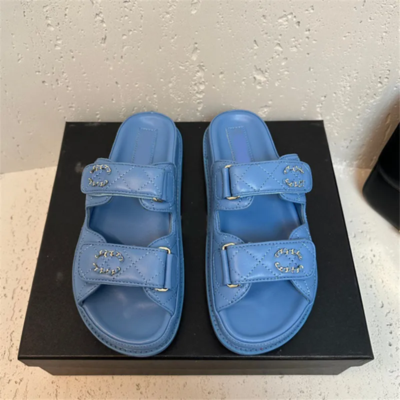 Sandalias Sandalias Slippers Papá Sandalias Sandalias Diseñador Famosa Sandalia Verde Verde Mula Slada de toba
