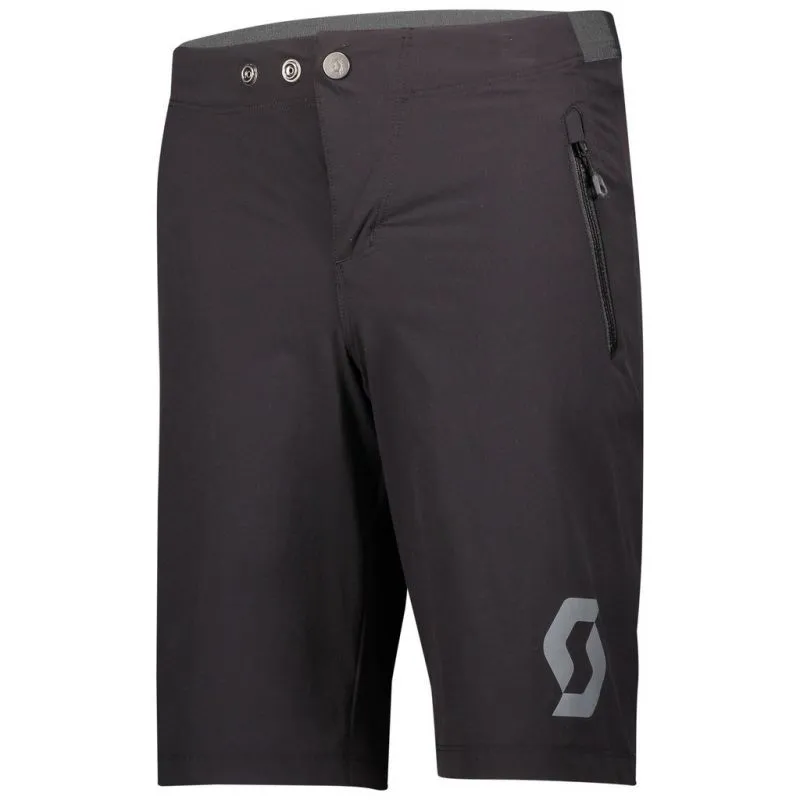 Short de badana junior Scott 10 ls/fit w/pad (negro)