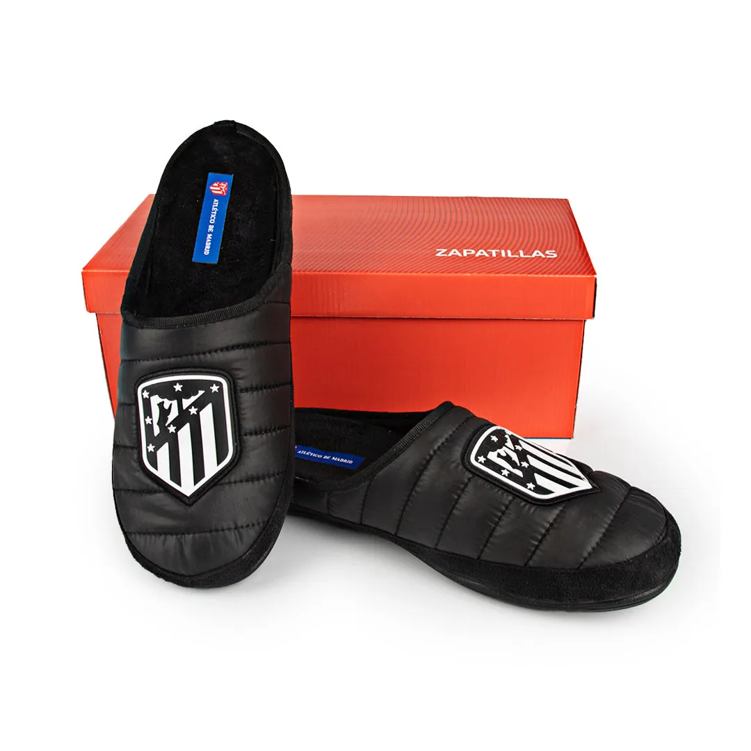 Slippers Atlético de Madrid Amatista Negro