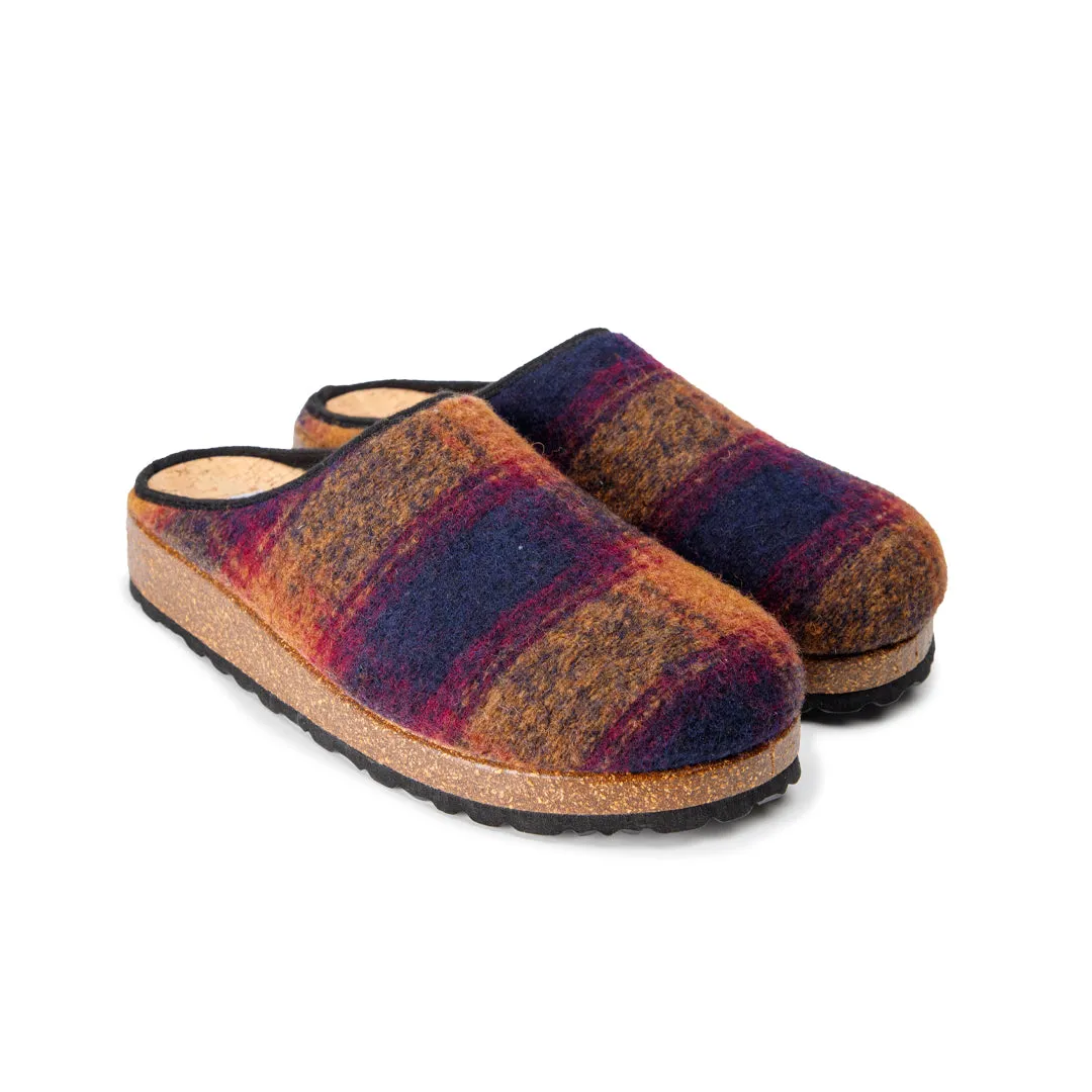 Slippers Casuals BIO estampado burdeos