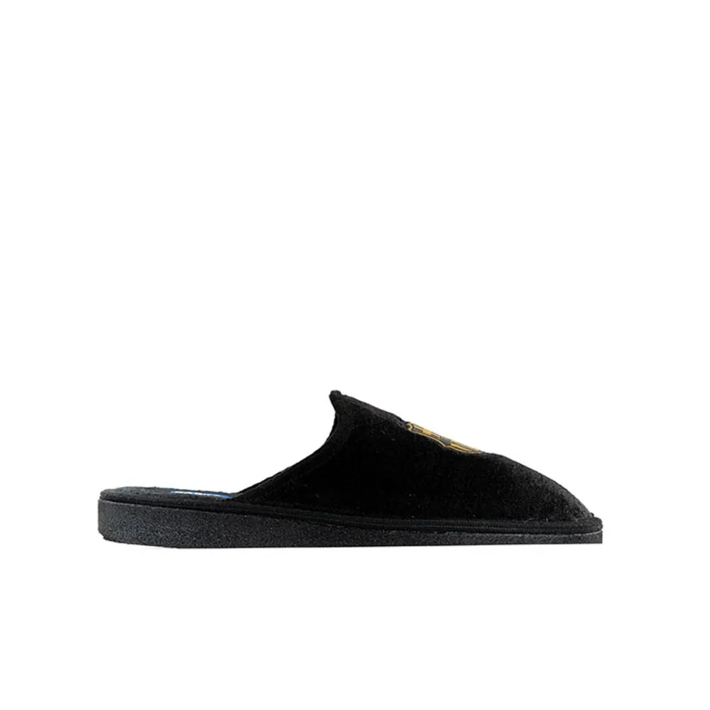 Slippers FC Barcelona Suatex Ligeras y Lisas en Negro
