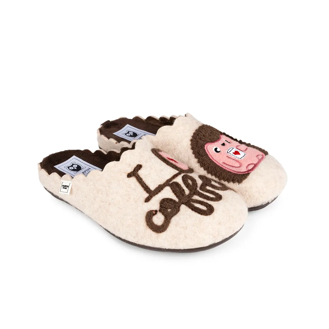 Slippers I Love Coffee