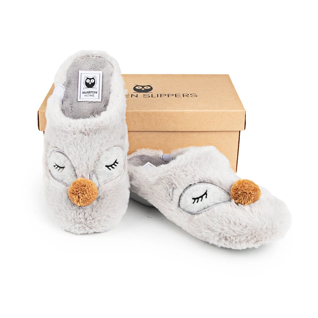 Slippers Osito Dormilon Gris