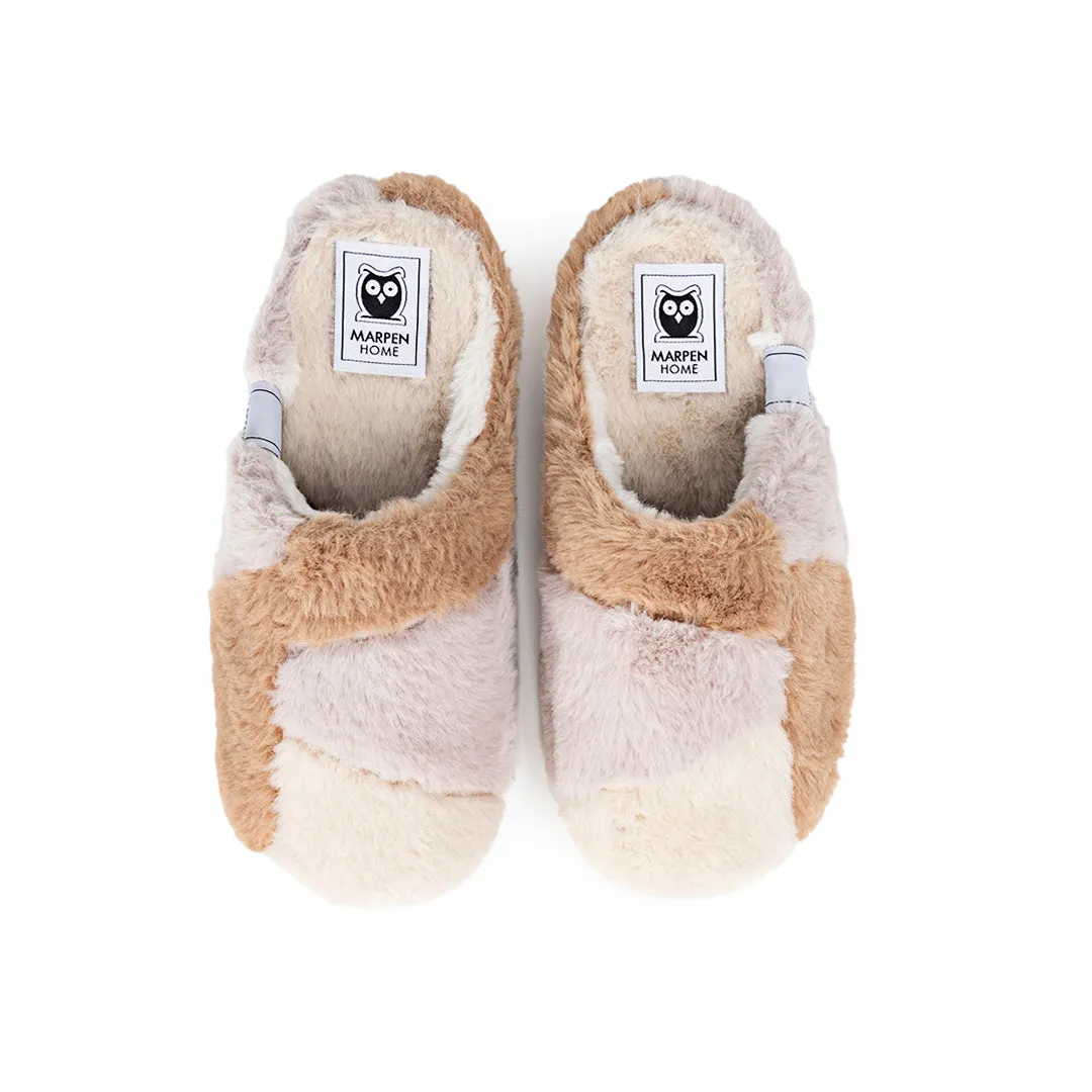 SLIPPERS PELO SUAVE  CAMEL