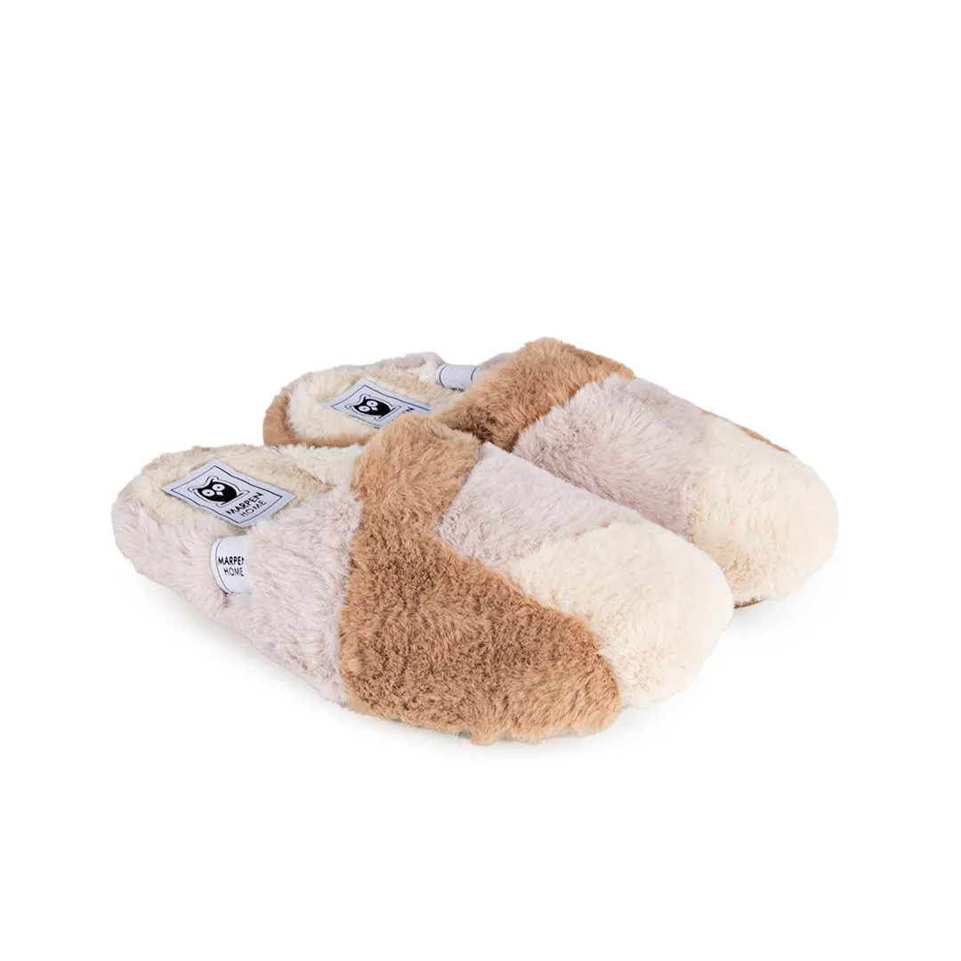 SLIPPERS PELO SUAVE  CAMEL