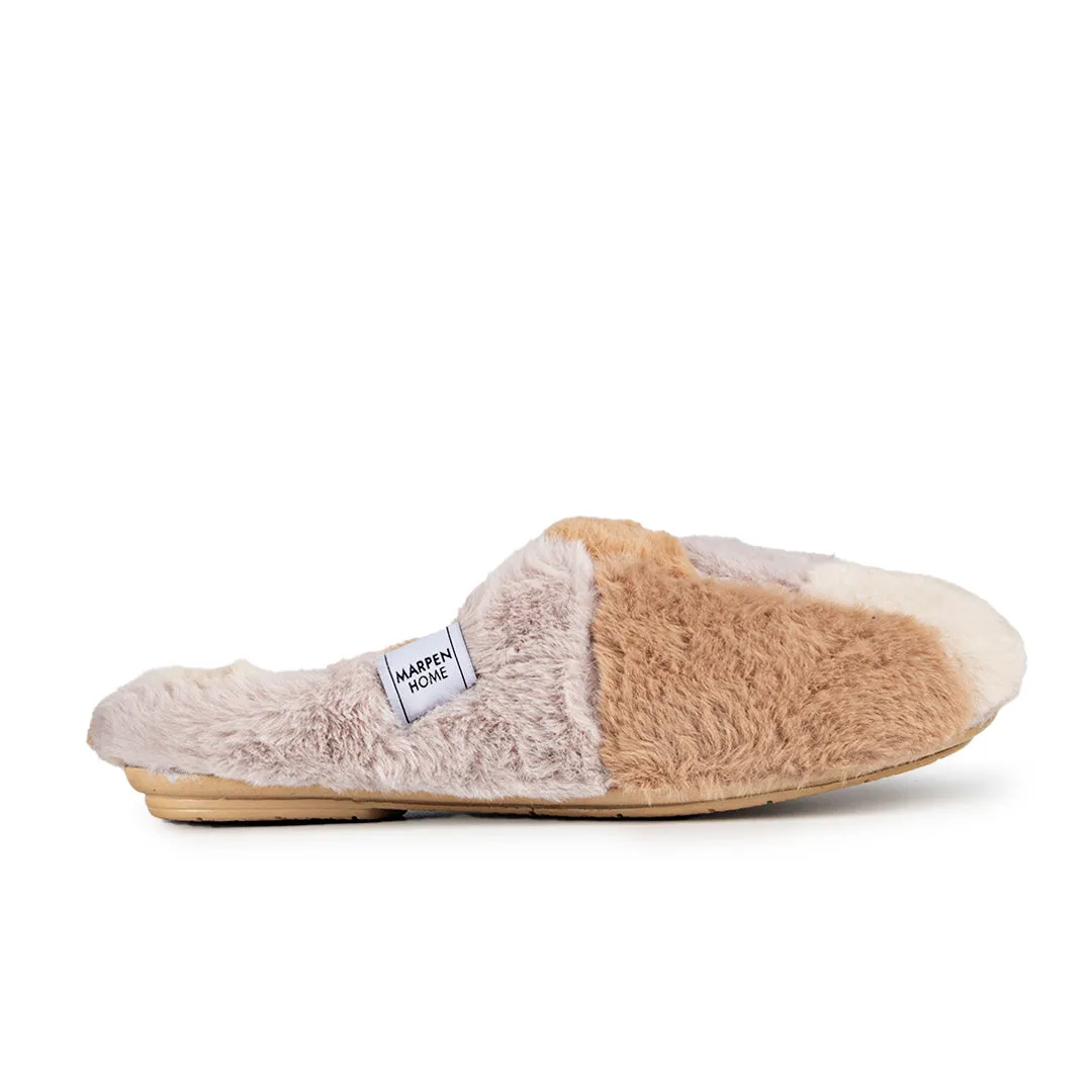 SLIPPERS PELO SUAVE  CAMEL