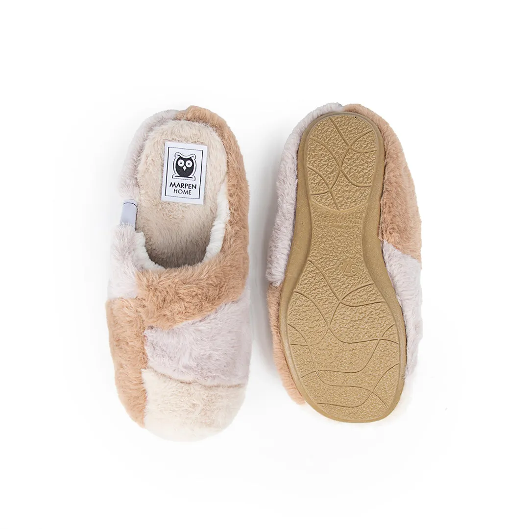 SLIPPERS PELO SUAVE  CAMEL