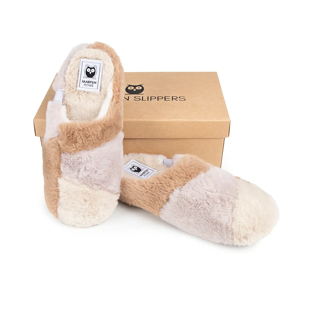 SLIPPERS PELO SUAVE  CAMEL