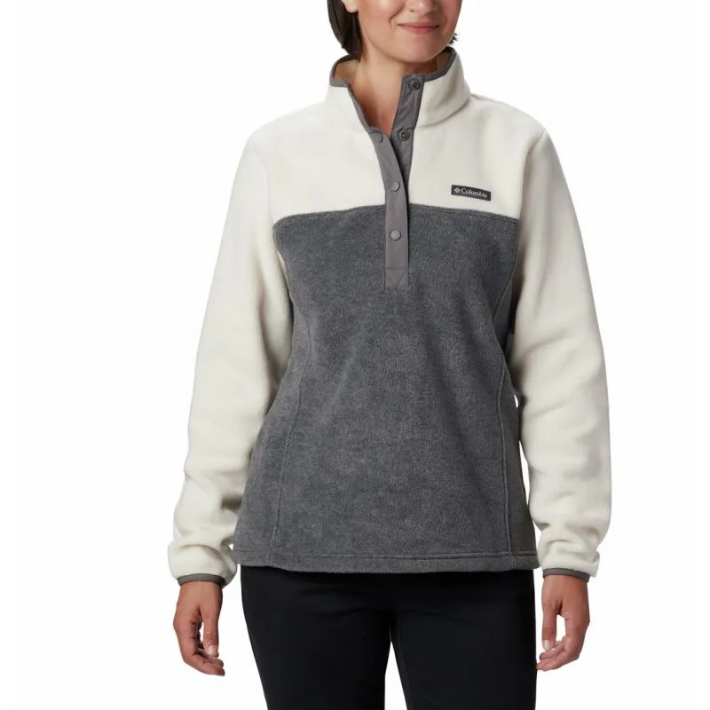 Sudadera Columbia Benton Springs Half Snap (City Grey Heath) Mujer