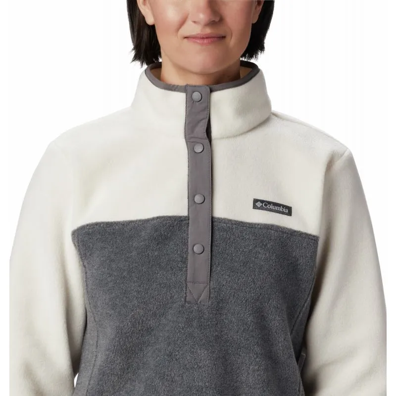 Sudadera Columbia Benton Springs Half Snap (City Grey Heath) Mujer