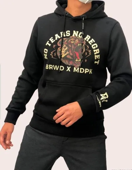 SUDADERA DE HOMBRE LOWCOSTMANIA 6150 NEGRO