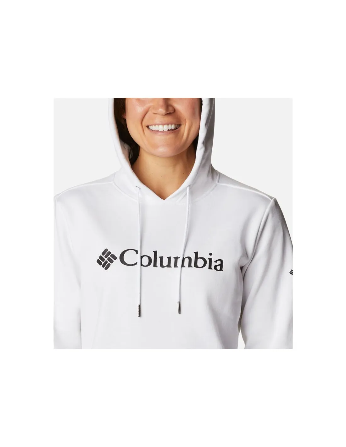 Sudadera de Montaña Columbia™ Logo Blanco Mujer