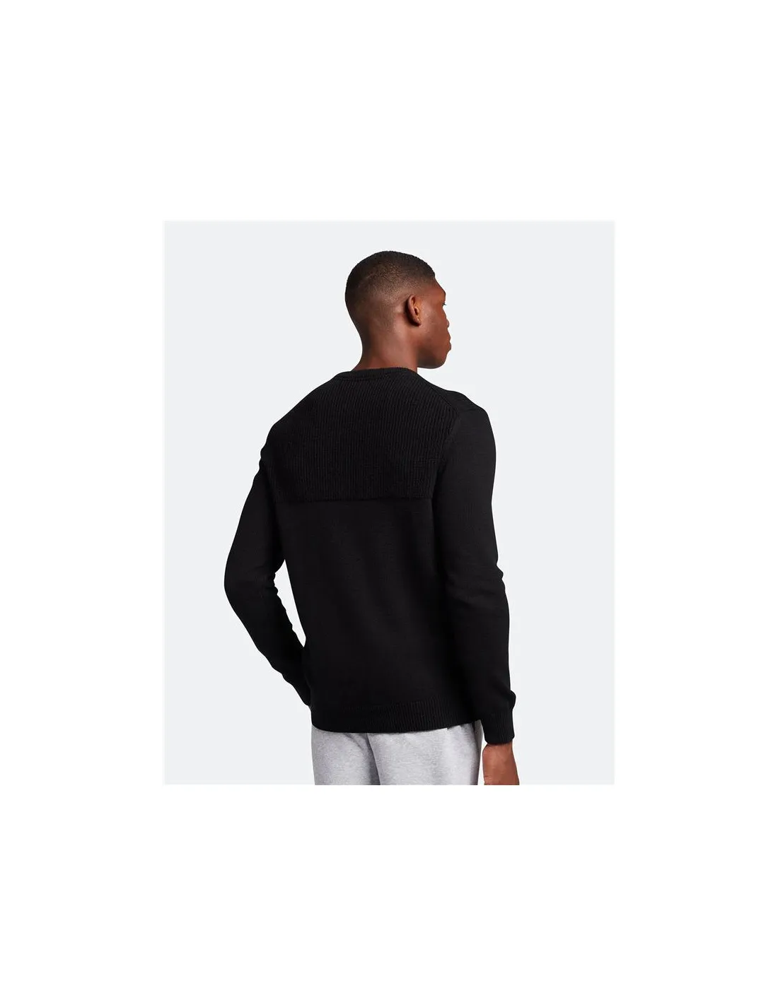 SUDADERA LYLE & SCOTT V1CREW LAMBSWOOL MARRóN HOMBRE