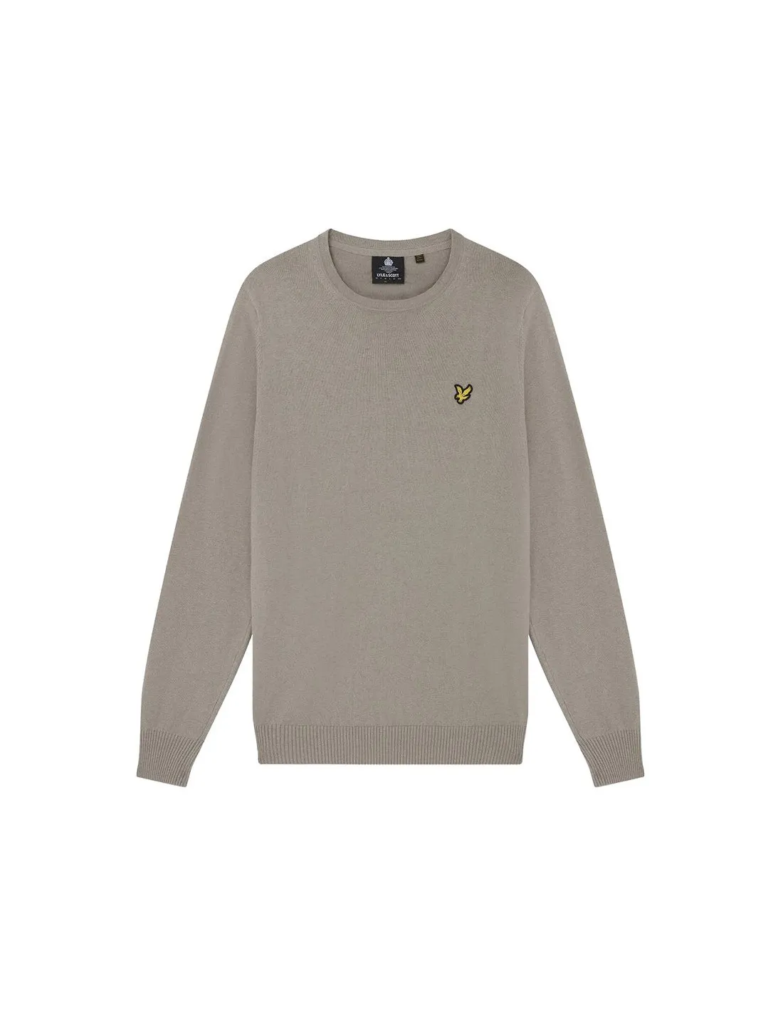 SUDADERA LYLE&SCOTT V1CREW NECK BEIGE HOMBRE