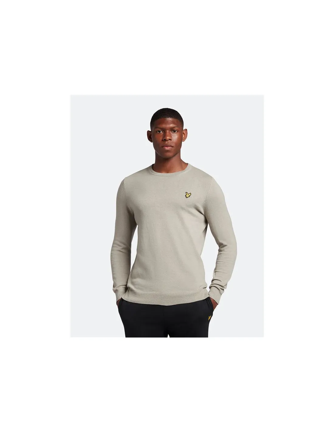 SUDADERA LYLE&SCOTT V1CREW NECK BEIGE HOMBRE