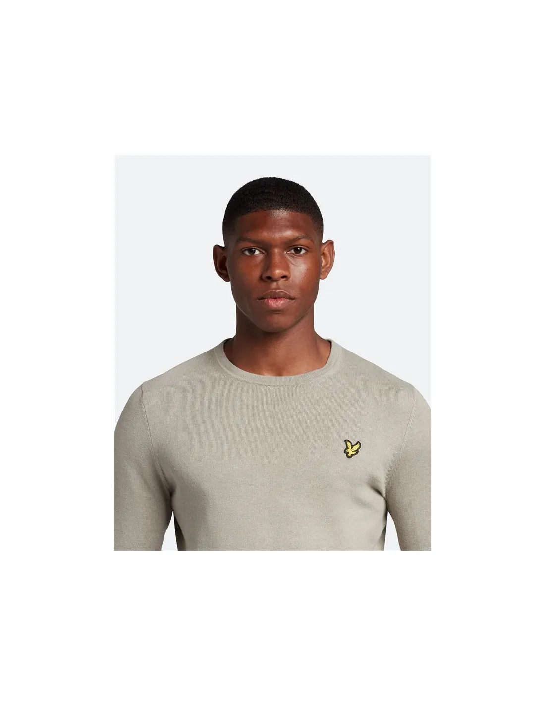 SUDADERA LYLE&SCOTT V1CREW NECK BEIGE HOMBRE