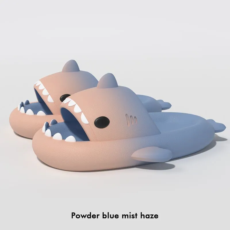 SUMMER HOME WOMEN SLIPPERS DE TIBURONES ANTISKID EVA SOLID COLOR PAREJA PADRES AL AIRE LIBRE FREOLES INDOOR FUNNY SHOES A0AY