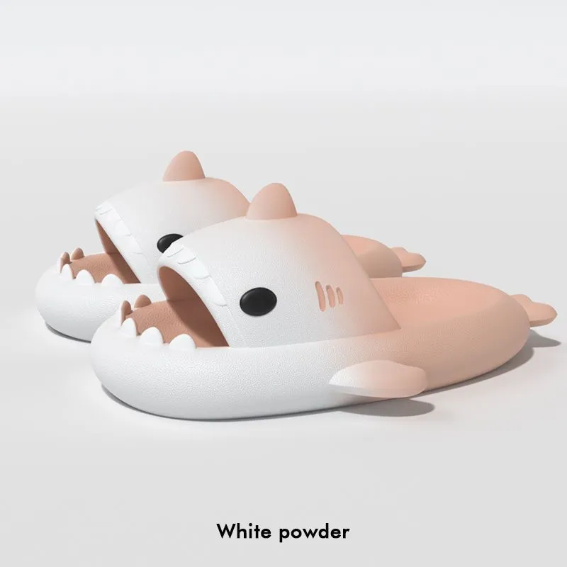 SUMMER HOME WOMEN SLIPPERS DE TIBURONES ANTISKID EVA SOLID COLOR PAREJA PADRES AL AIRE LIBRE FREOLES INDOOR FUNNY SHOES A0AY