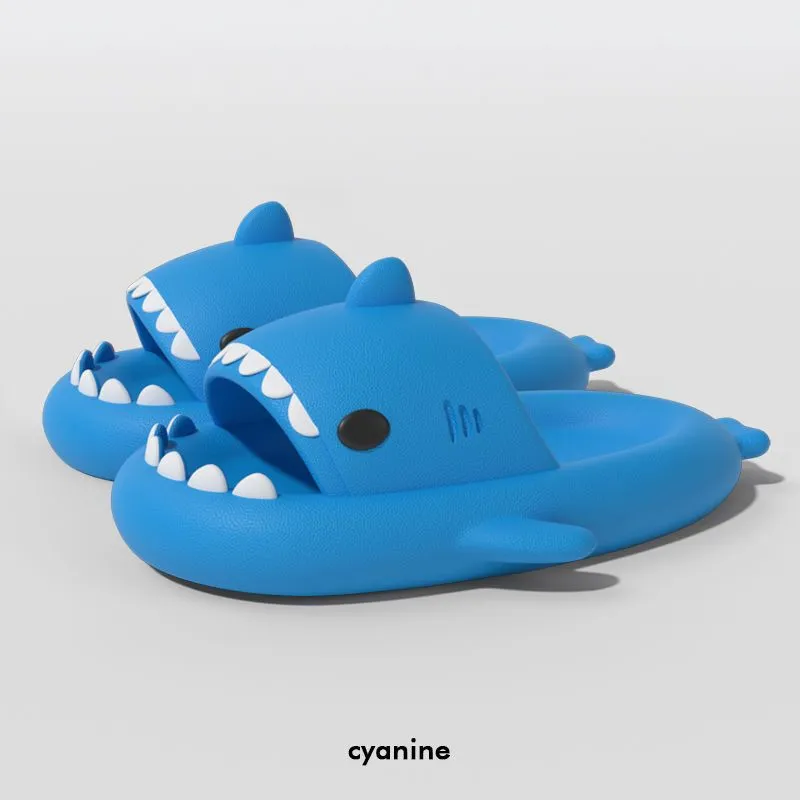 SUMMER HOME WOMEN SLIPPERS DE TIBURONES ANTISKID EVA SOLID COLOR PAREJA PADRES AL AIRE LIBRE FREOLES INDOOR FUNNY SHOES A0AY