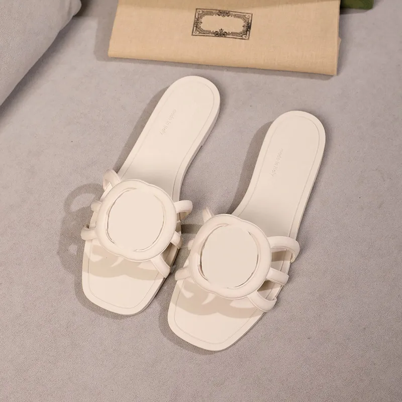 Summer Slippers Sandals Sandalias Diseñadoras de diseñadores de lujo de lujo Fashion Comfort Comfort Flat Flat Slide Slide Beach