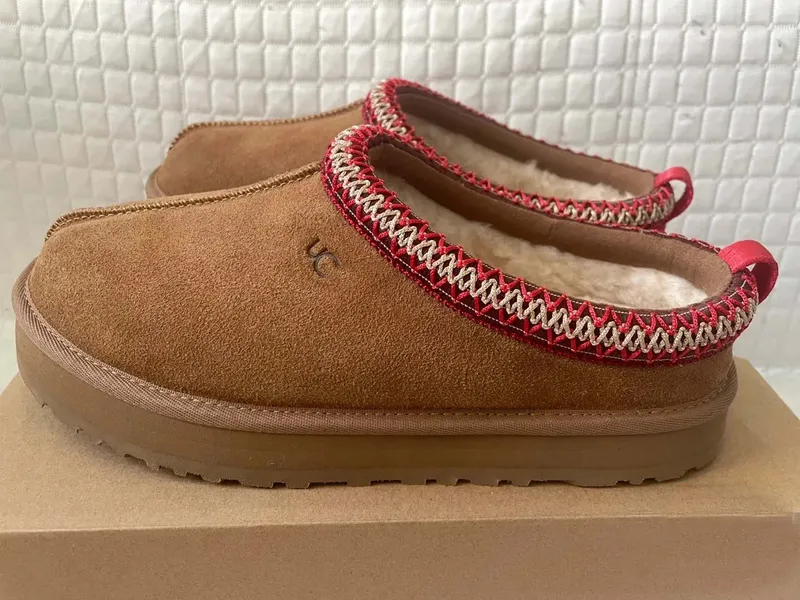Tasman Slipper Woman Slippers Slip On Lady Boots Suede Chestnut Tasman Fur Slides Classic Mustard Seed Ultra Mini Luxury Tazz Sl