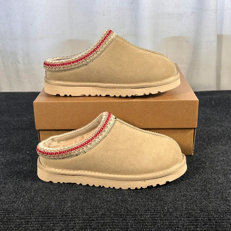 Tasman Slippers Tazz Mostaza Semilla Casta de castaño Fuera de piel de oveja Classic Super Mini Platform Boots Winter Winter