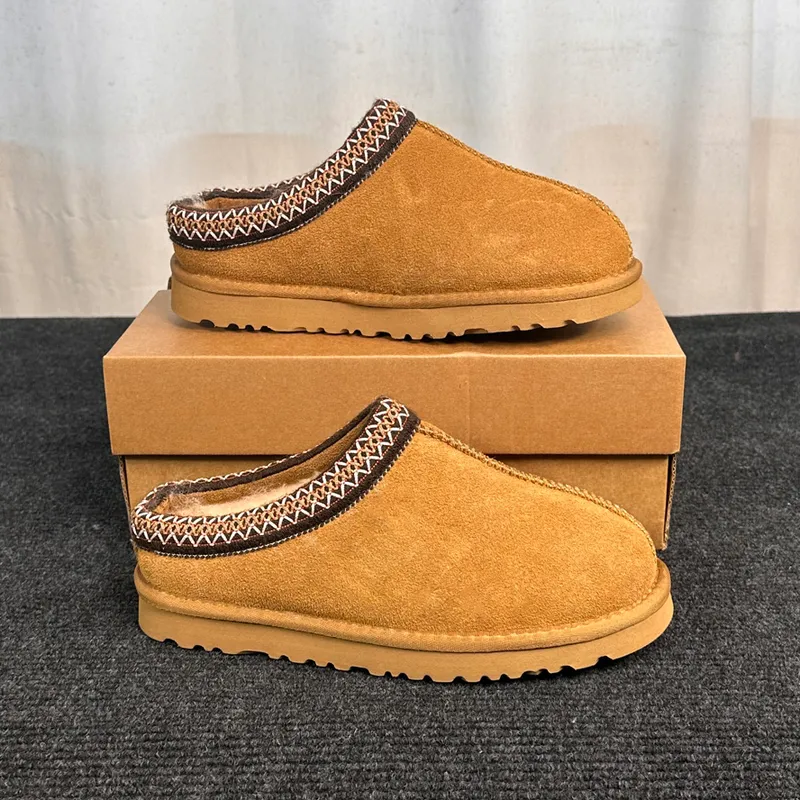 Tasman Slippers Tazz Mostaza Semilla Casta de castaño Fuera de piel de oveja Classic Super Mini Platform Boots Winter Winter