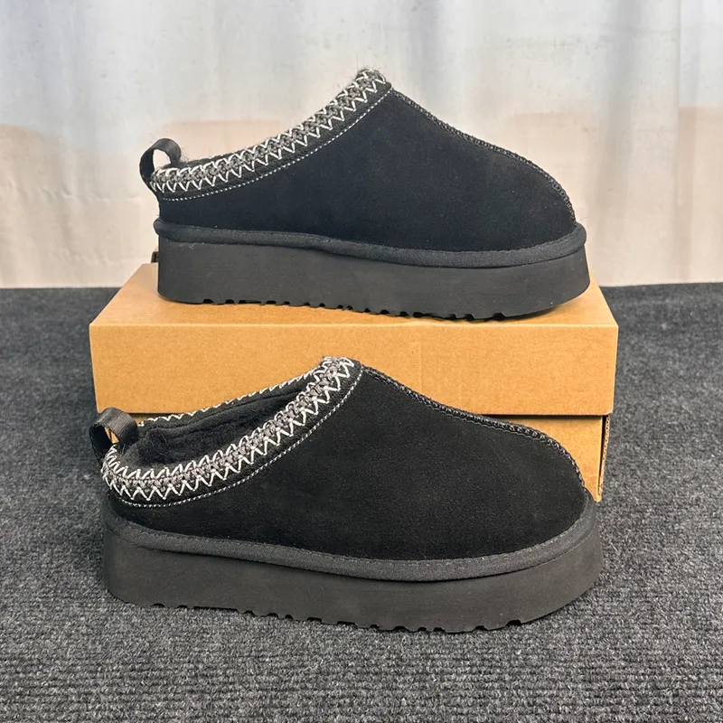 Tasman Slippers Tazz Mostaza Semilla Casta de castaño Fuera de piel de oveja Classic Super Mini Platform Boots Winter Winter