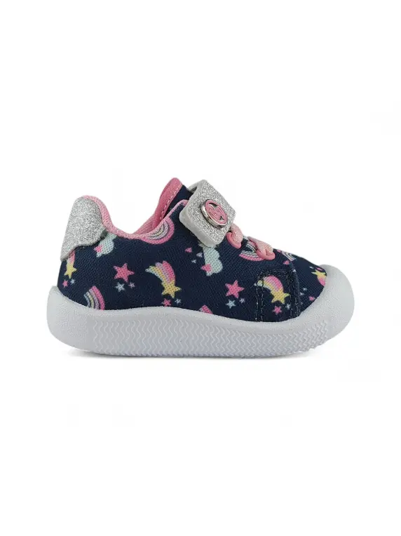 Tenis Niña Bebe Diseño Azul Bubblegummers