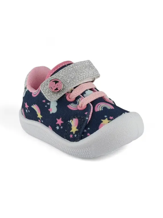 Tenis Niña Bebe Diseño Azul Bubblegummers